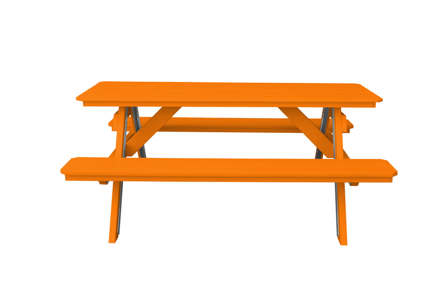 Bryton Park Poly Furniture Recycled Plastic 6' Picnic Table  - LEAD TIME TO SHIP 10 BUSINESS DAYS