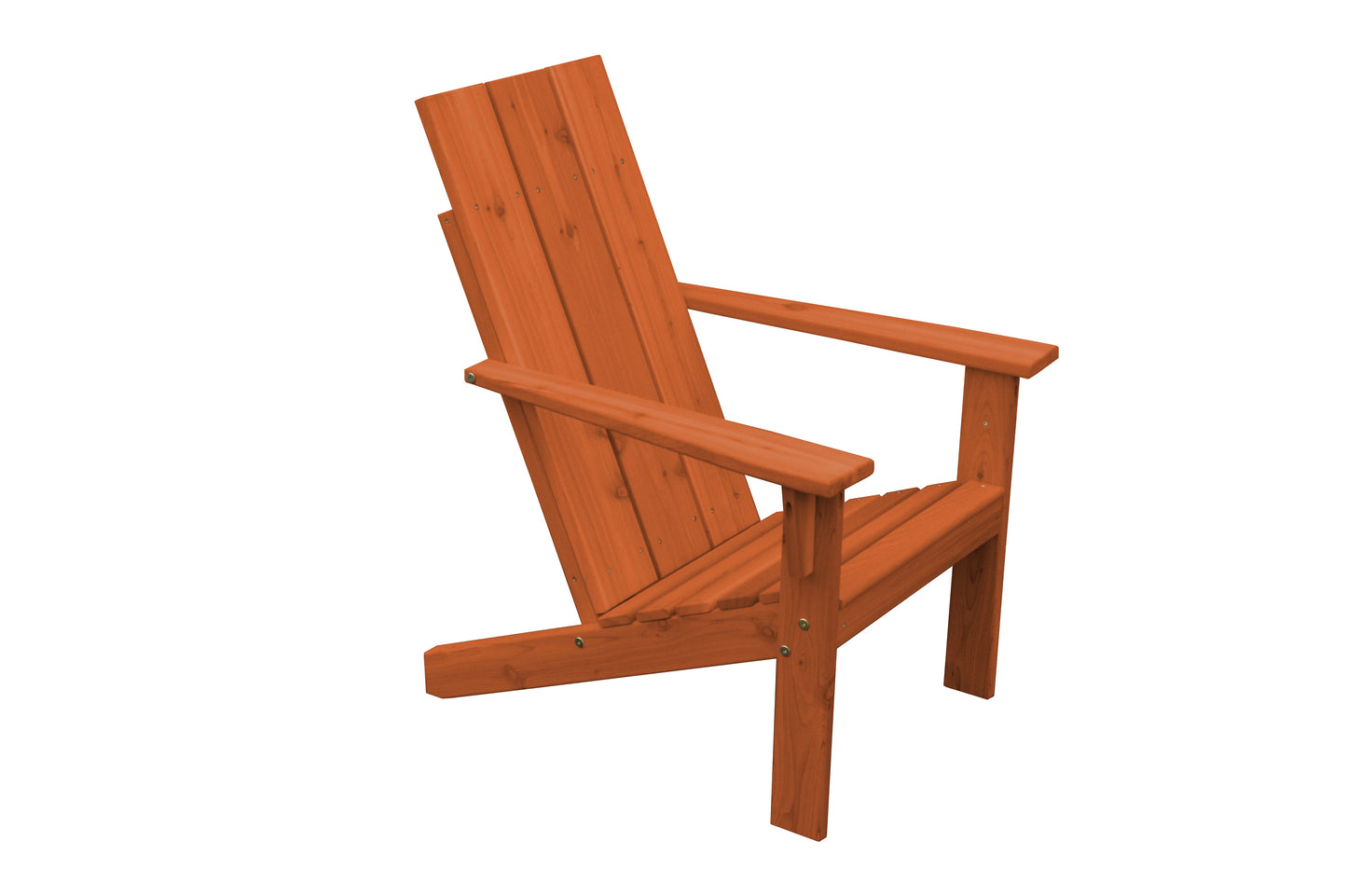 Regallion Outdoor Western Red Cedar Modern Adirondack Chair - LEAD TIME TO SHIP 2 WEEKS