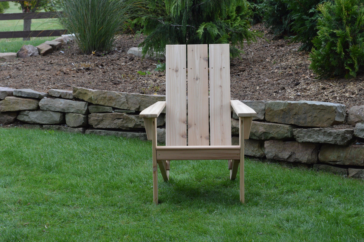 Regallion Outdoor Western Red Cedar Modern Adirondack Chair - LEAD TIME TO SHIP 2 WEEKS