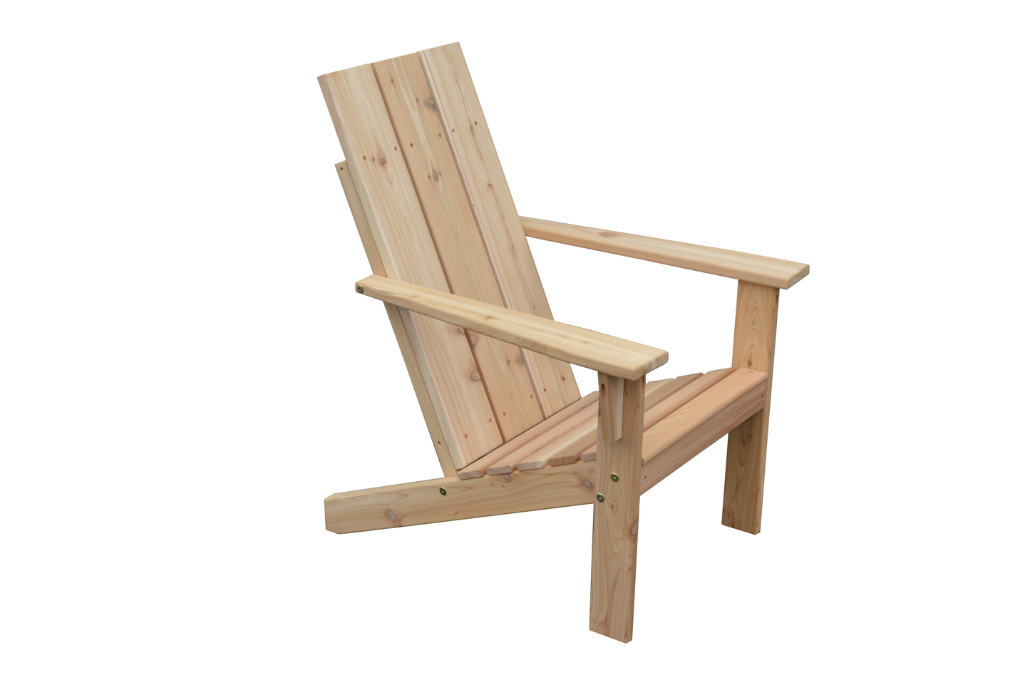 Regallion Outdoor Western Red Cedar Modern Adirondack Chair - LEAD TIME TO SHIP 2 WEEKS