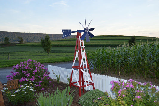 A&L Furniture Pressure Treated Farm Style Windmill - LEAD TIME TO SHIP 10 BUSINESS DAYS