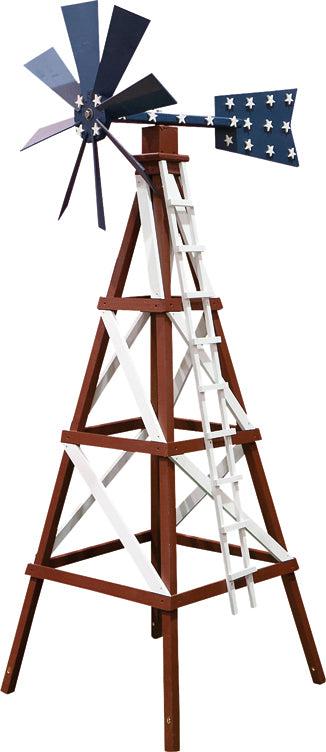 A&L Furniture Pressure Treated Farm Style Windmill - LEAD TIME TO SHIP 10 BUSINESS DAYS