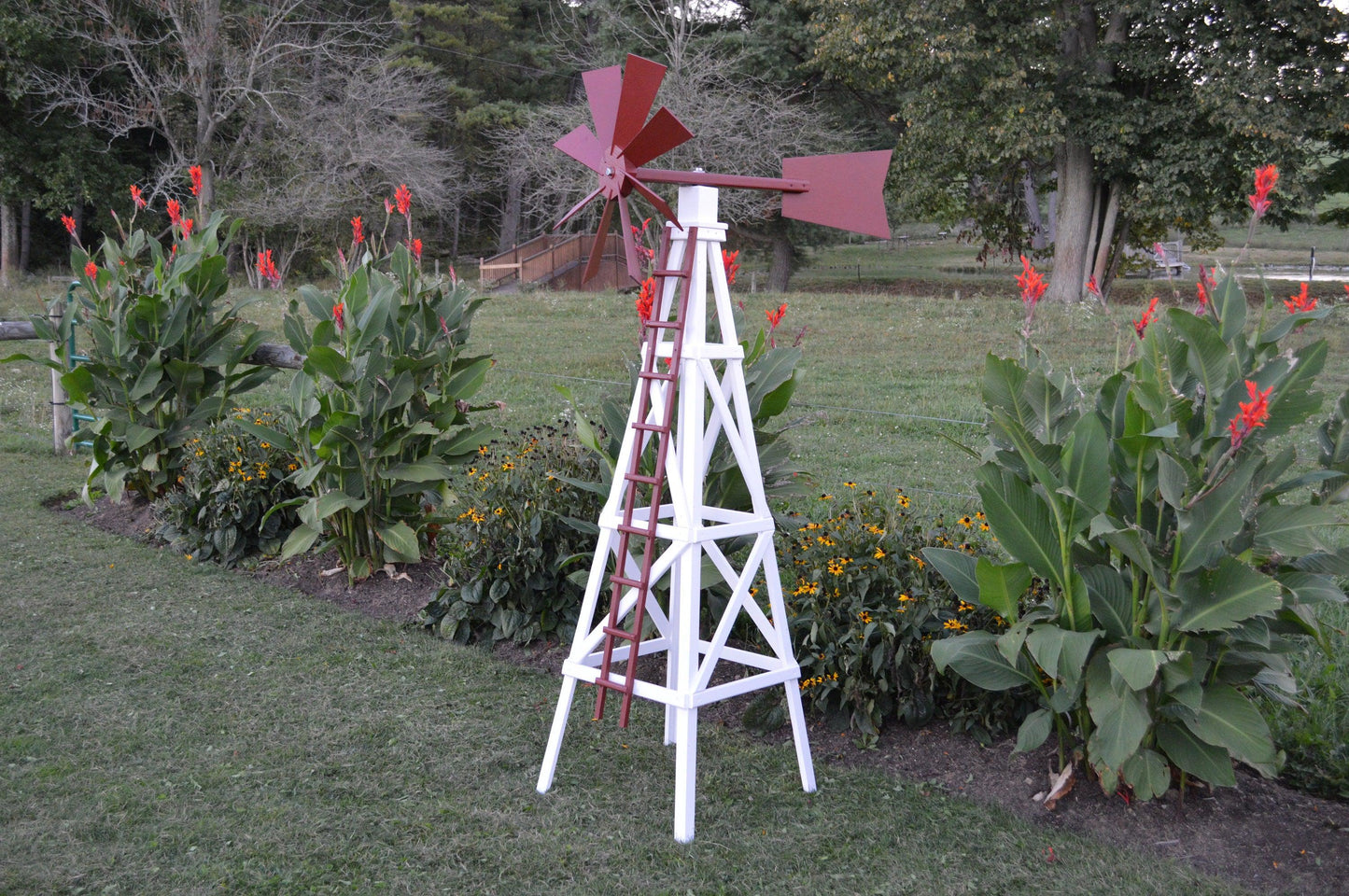 A&L Furniture Pressure Treated Farm Style Windmill - LEAD TIME TO SHIP 10 BUSINESS DAYS