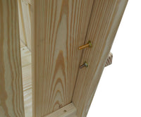 a&l pressure treated pine 75" wingate swingbed unfinished close-up