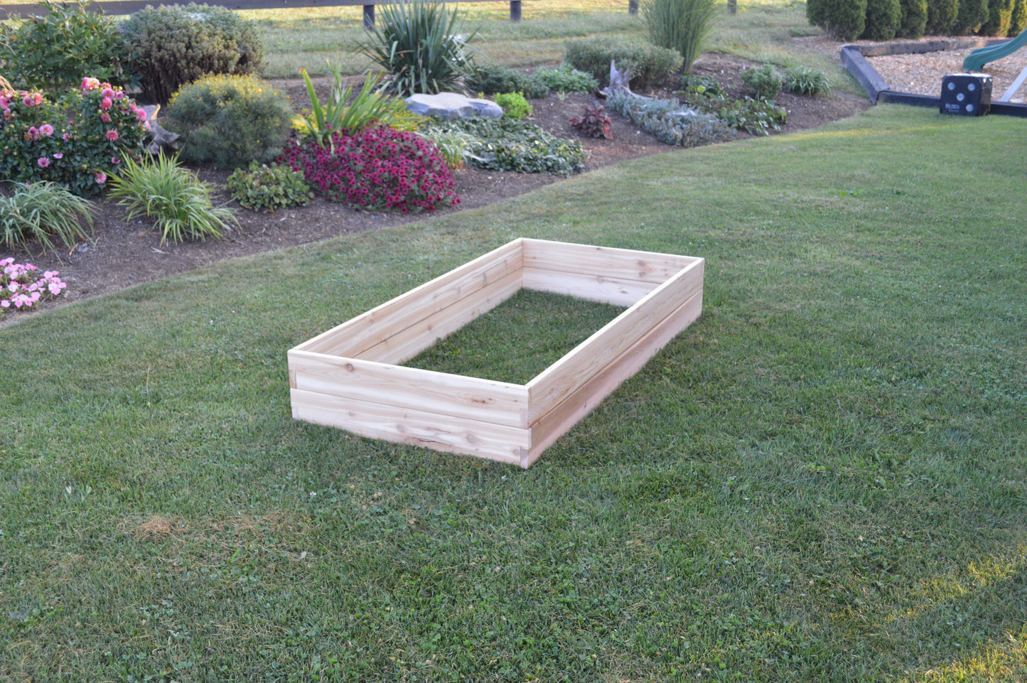 Regallion Outdoor Western Red Cedar Double Layer Raised Garden Bed - LEAD TIME TO SHIP 2 WEEKS