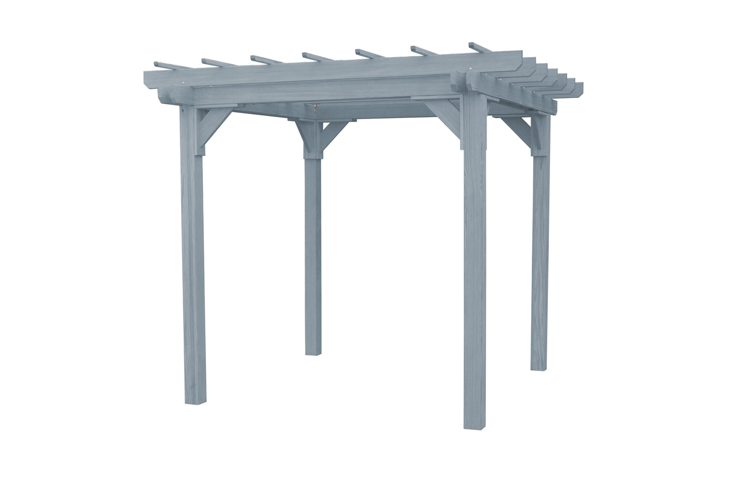 A&L Furniture Co. Pressure Treated Pine  6' x 8' Bradford Pergola with Swing Hangers - LEAD TIME TO SHIP 10 BUSINESS DAYS