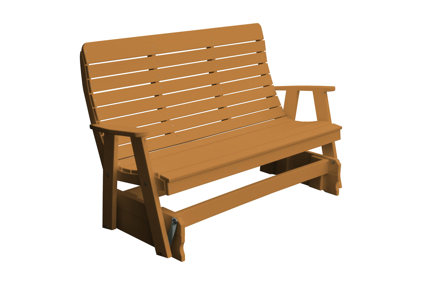 Bryton Park Poly Furniture Recycled Plastic 5' Poly High Back Winston Glider - LEAD TIME TO SHIP 10 BUSINESS DAYS
