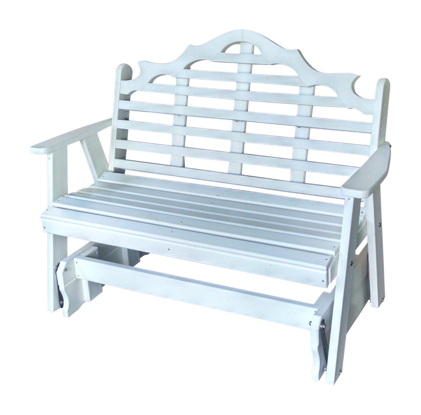 marlboro recycled plastic 4ft glider chair white