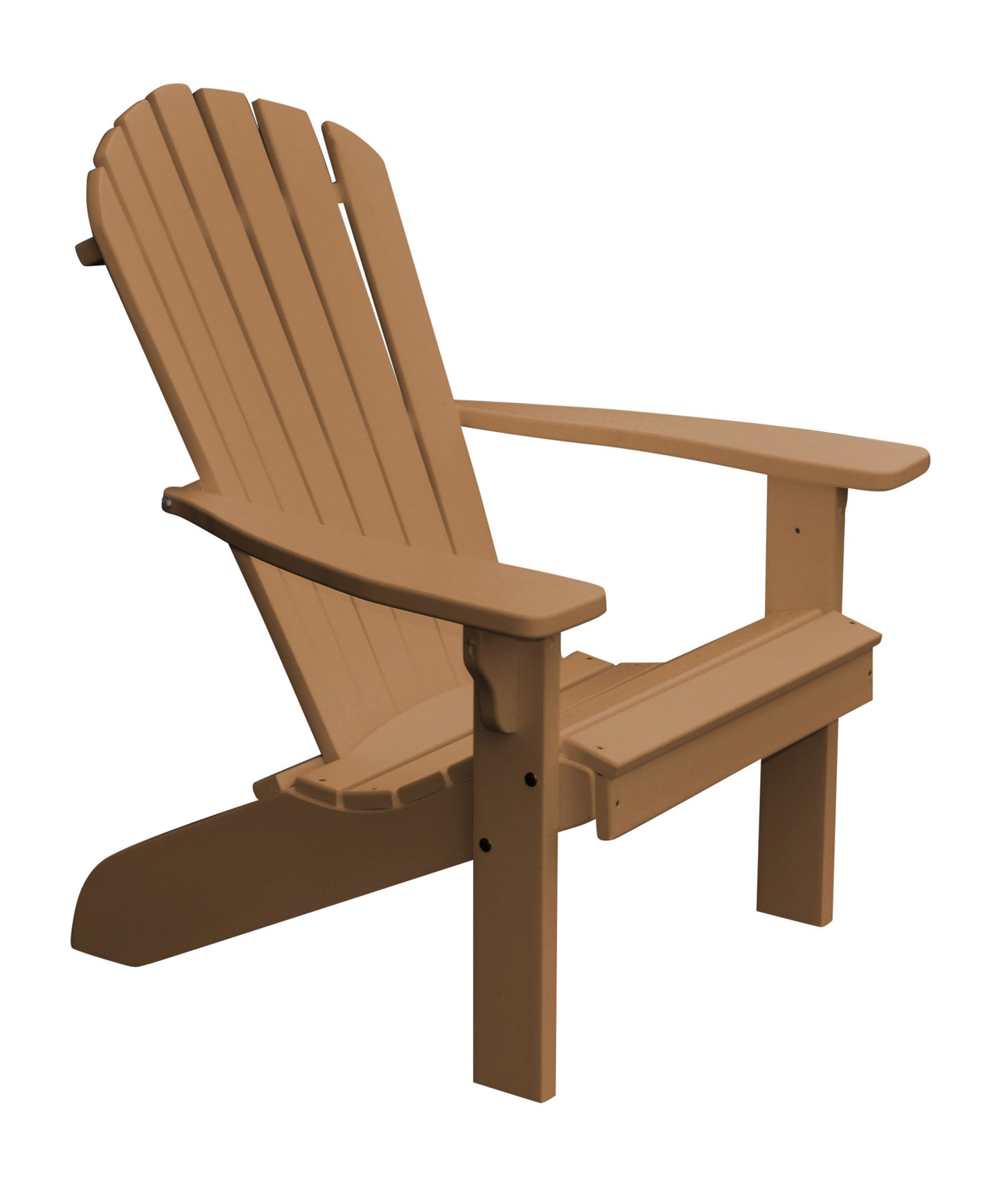 Bryton Park Poly Furniture Amish Made Recycled Plastic Fanback Adirondack Chair - LEAD TIME TO SHIP 10 BUSINESS DAYS