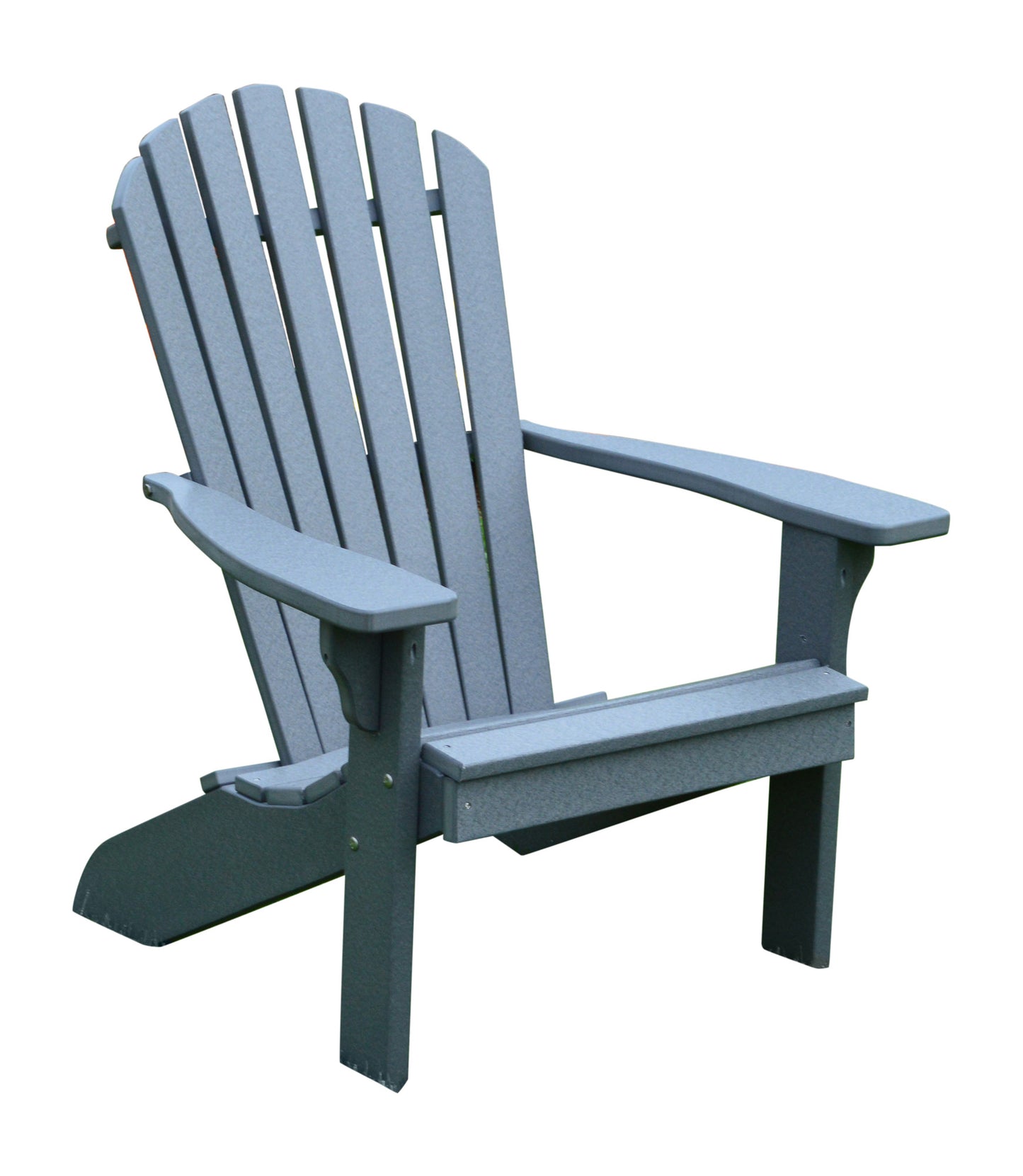 Bryton Park Poly Furniture Amish Made Recycled Plastic Fanback Adirondack Chair - LEAD TIME TO SHIP 10 BUSINESS DAYS