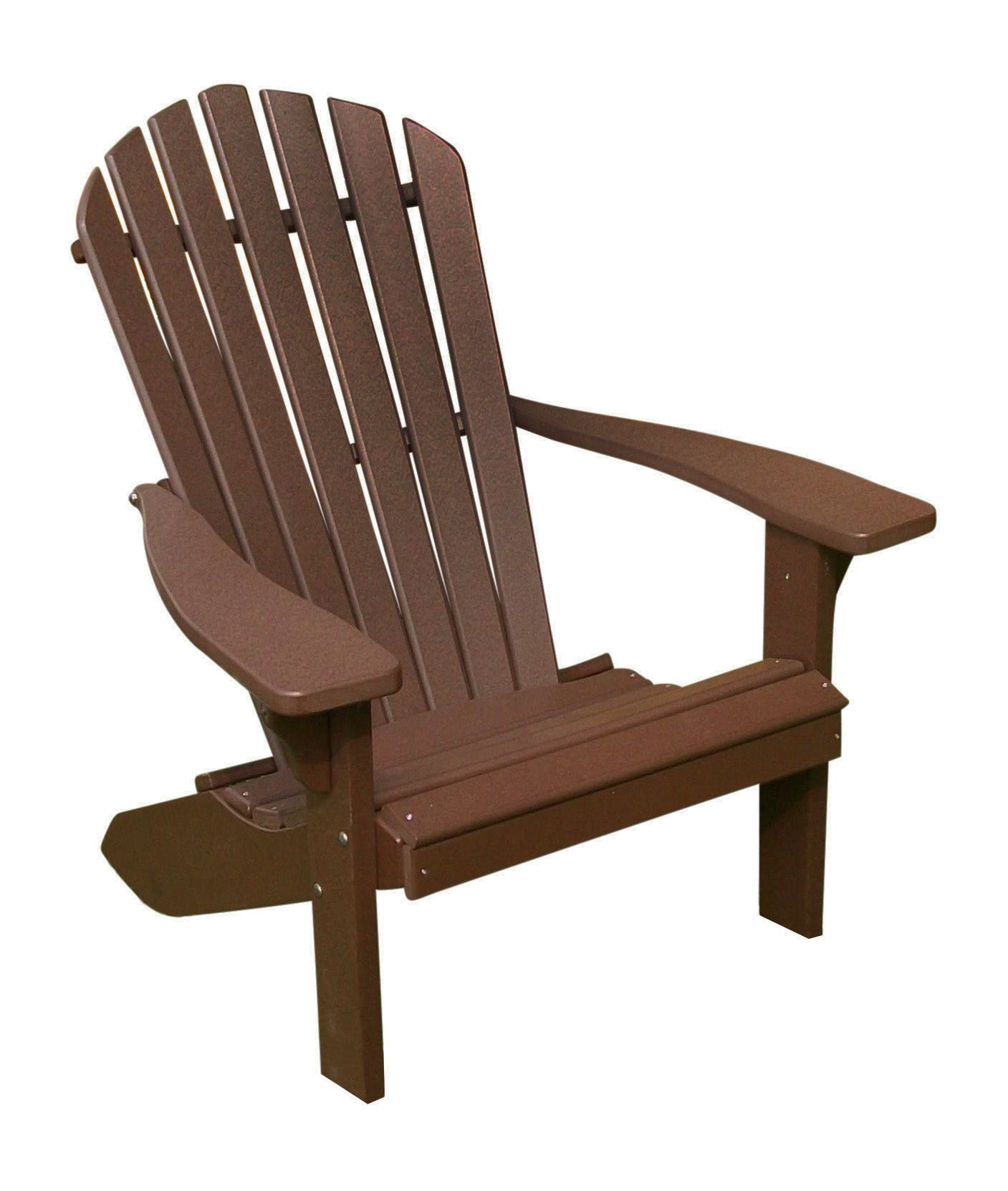 Bryton Park Poly Furniture Amish Made Recycled Plastic Fanback Adirondack Chair - LEAD TIME TO SHIP 10 BUSINESS DAYS