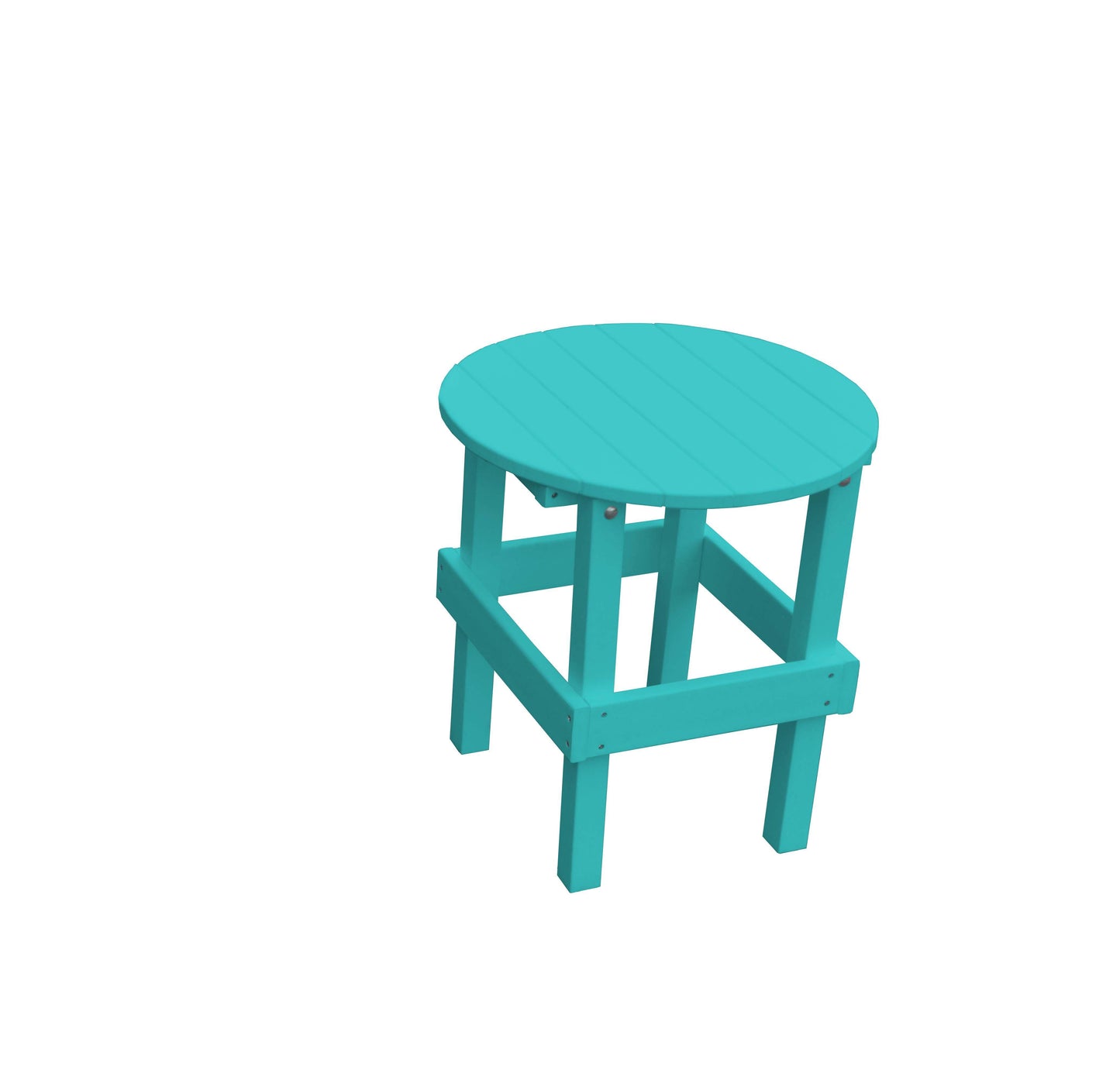 Bryton Park Poly Furniture Amish Made Poly Round Side Table - LEAD TIME TO SHIP 10 BUSINESS DAYS