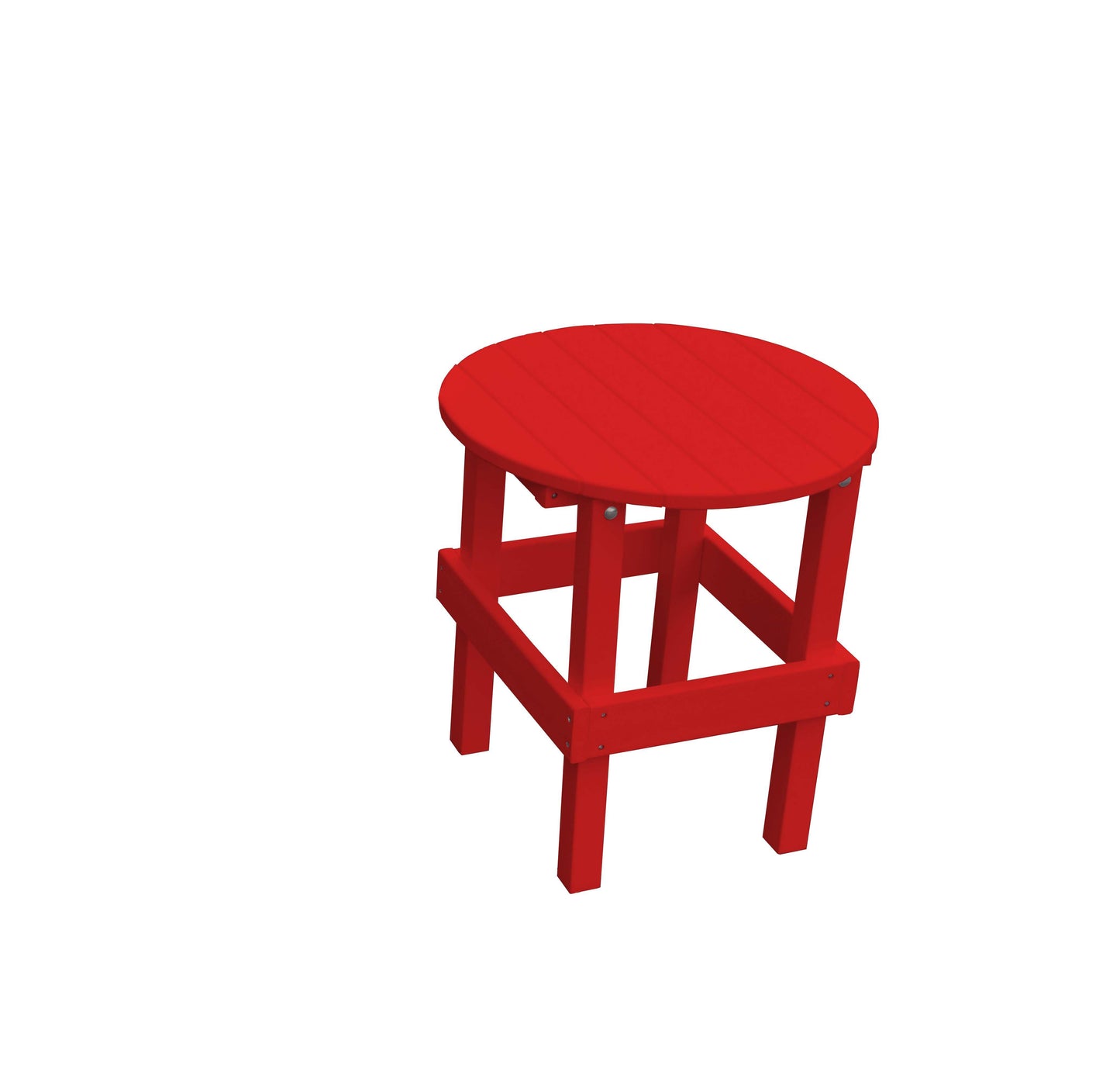 Bryton Park Poly Furniture Amish Made Poly Round Side Table - LEAD TIME TO SHIP 10 BUSINESS DAYS