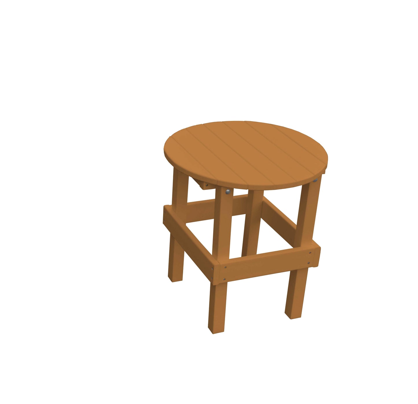 Bryton Park Poly Furniture Amish Made Poly Round Side Table - LEAD TIME TO SHIP 10 BUSINESS DAYS