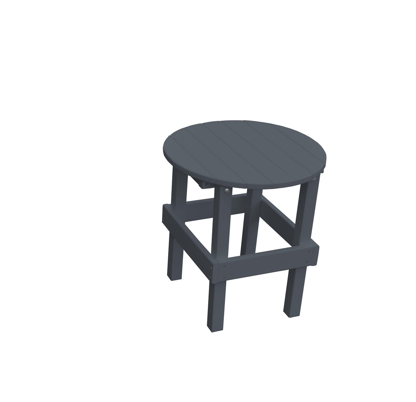 Bryton Park Poly Furniture Amish Made Poly Round Side Table - LEAD TIME TO SHIP 10 BUSINESS DAYS