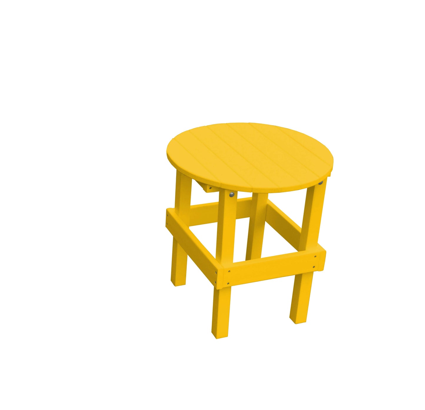 Bryton Park Poly Furniture Amish Made Poly Round Side Table - LEAD TIME TO SHIP 10 BUSINESS DAYS