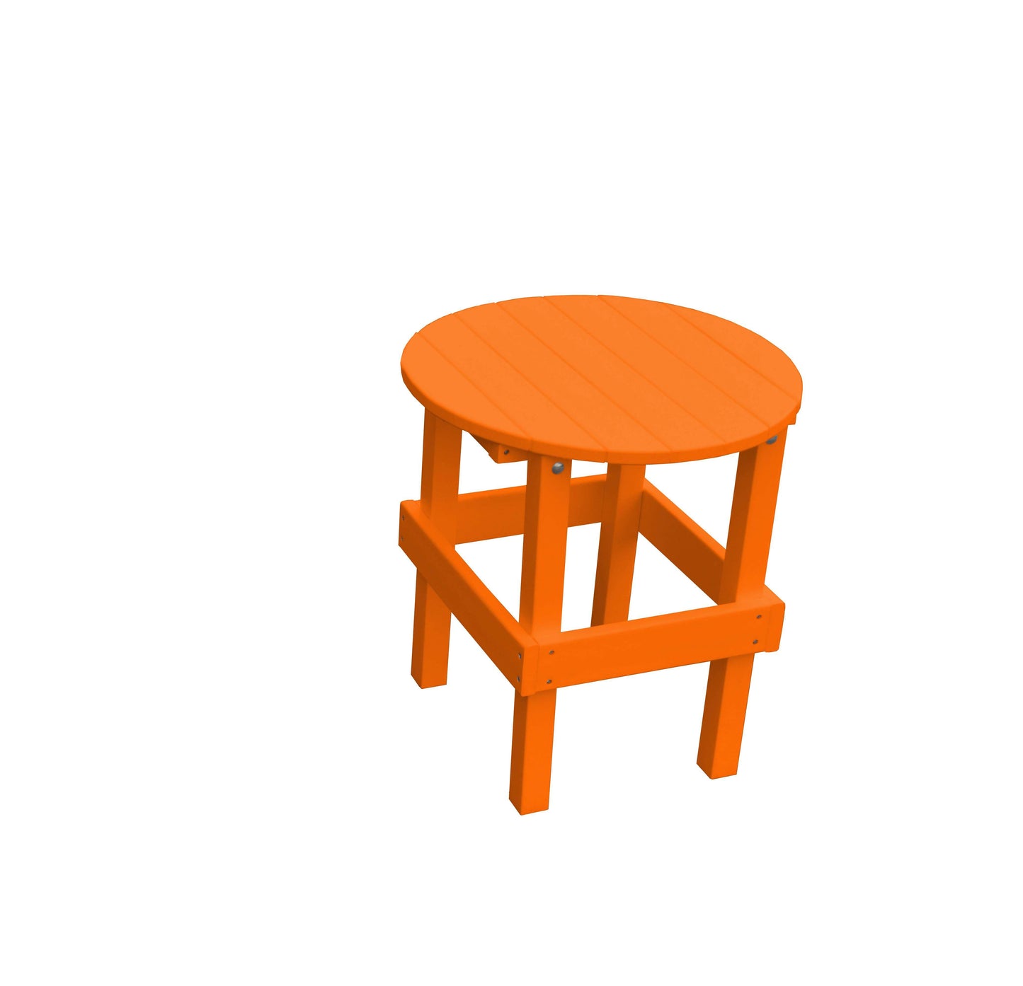 Bryton Park Poly Furniture Amish Made Poly Round Side Table - LEAD TIME TO SHIP 10 BUSINESS DAYS