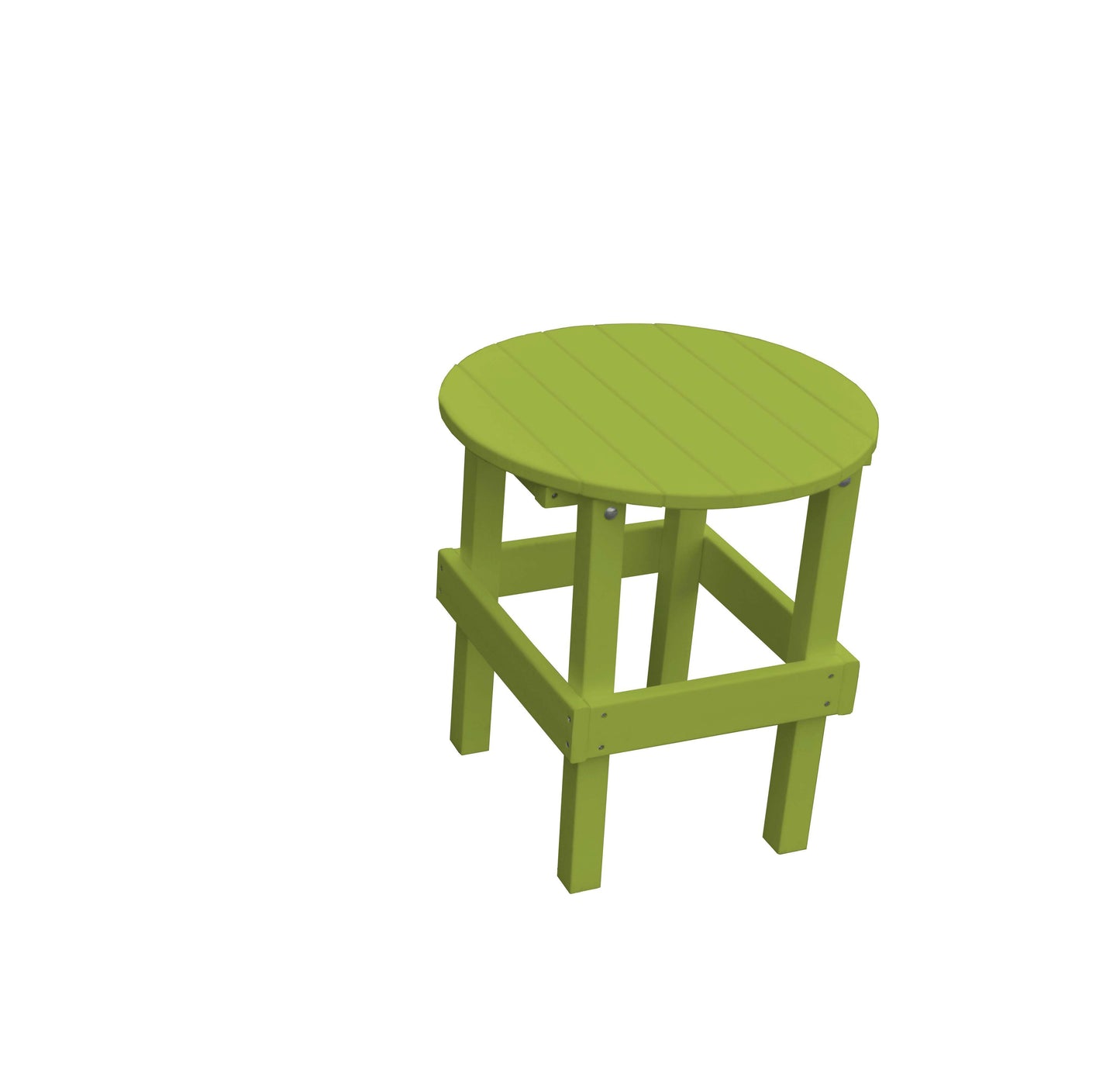 Bryton Park Poly Furniture Amish Made Poly Round Side Table - LEAD TIME TO SHIP 10 BUSINESS DAYS