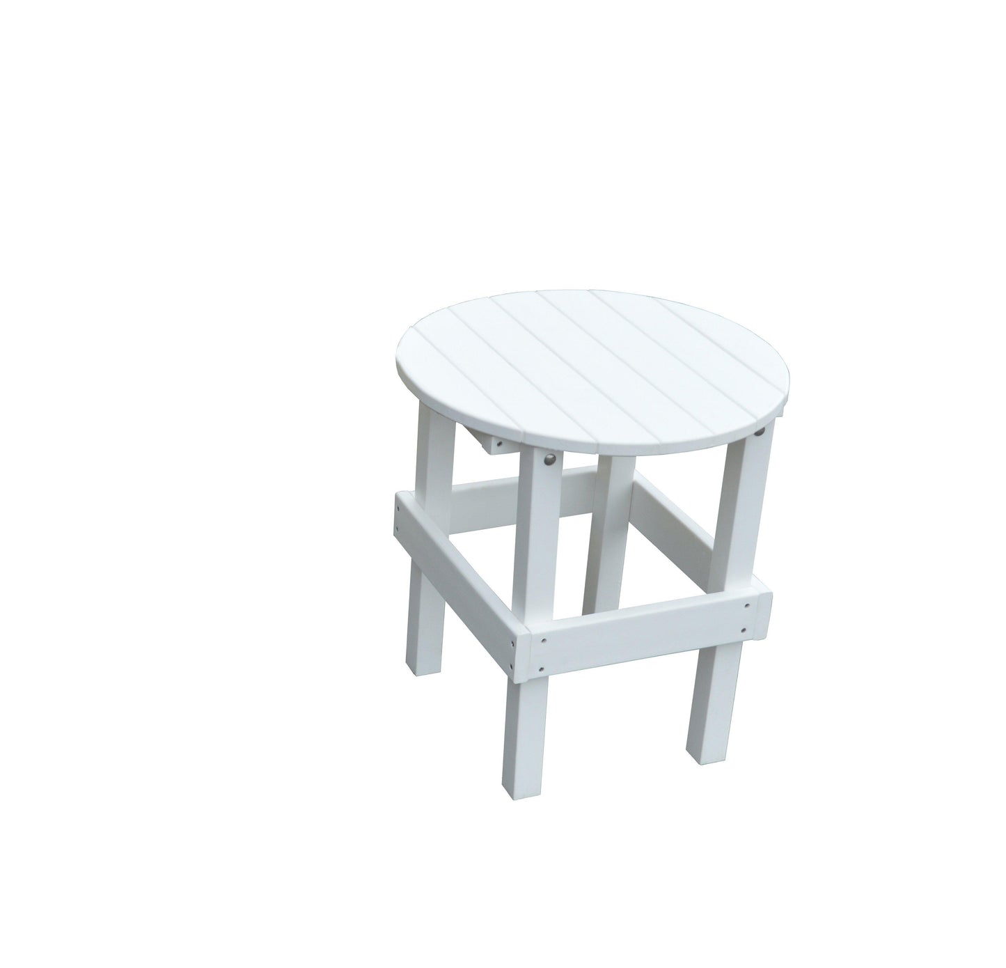 Bryton Park Poly Furniture Amish Made Poly Round Side Table - LEAD TIME TO SHIP 10 BUSINESS DAYS