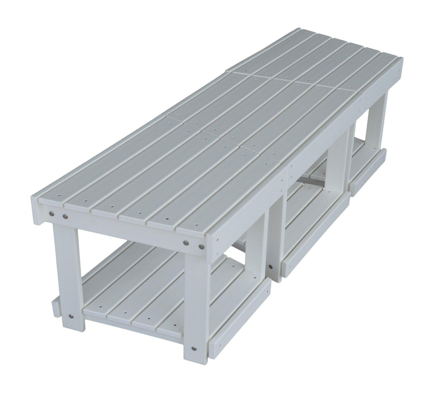 A&L Furniture Company Recycled Plastic Poly New Hope Modular Bench/Side Table - LEAD TIME TO SHIP 10 BUSINESS DAYS