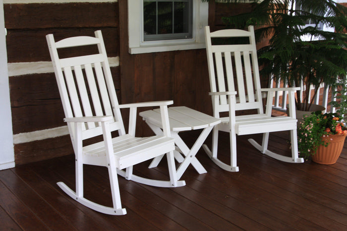 Poly Outdoor Rocking Chair Set Amish Porch Rockers – Rocking