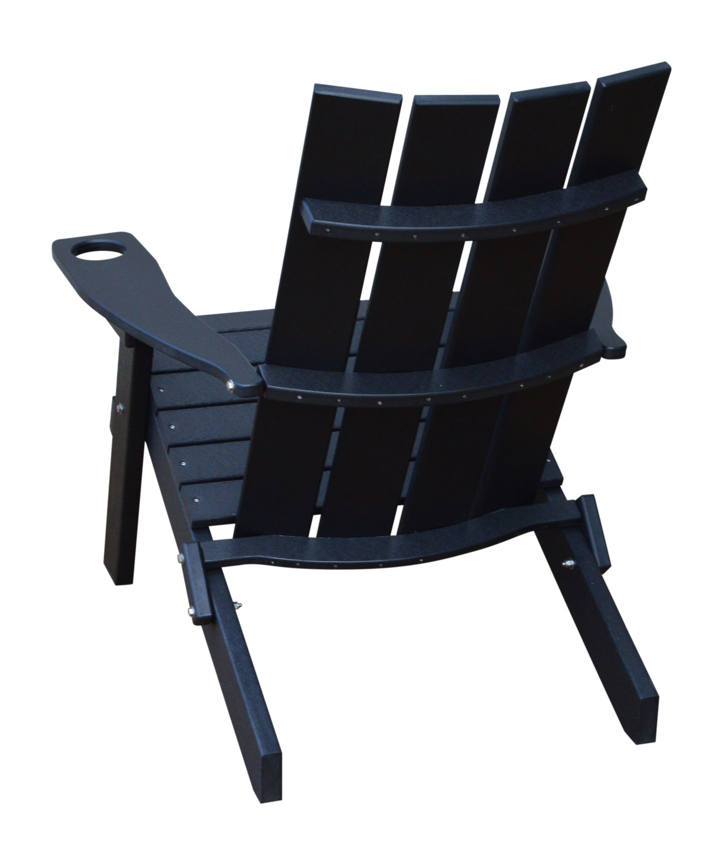 A&L Furniture Co. Amish Made Poly Hampton Folding Adirondack Chair w/2 cupholders - LEAD TIME TO SHIP 10 BUSINESS DAYS