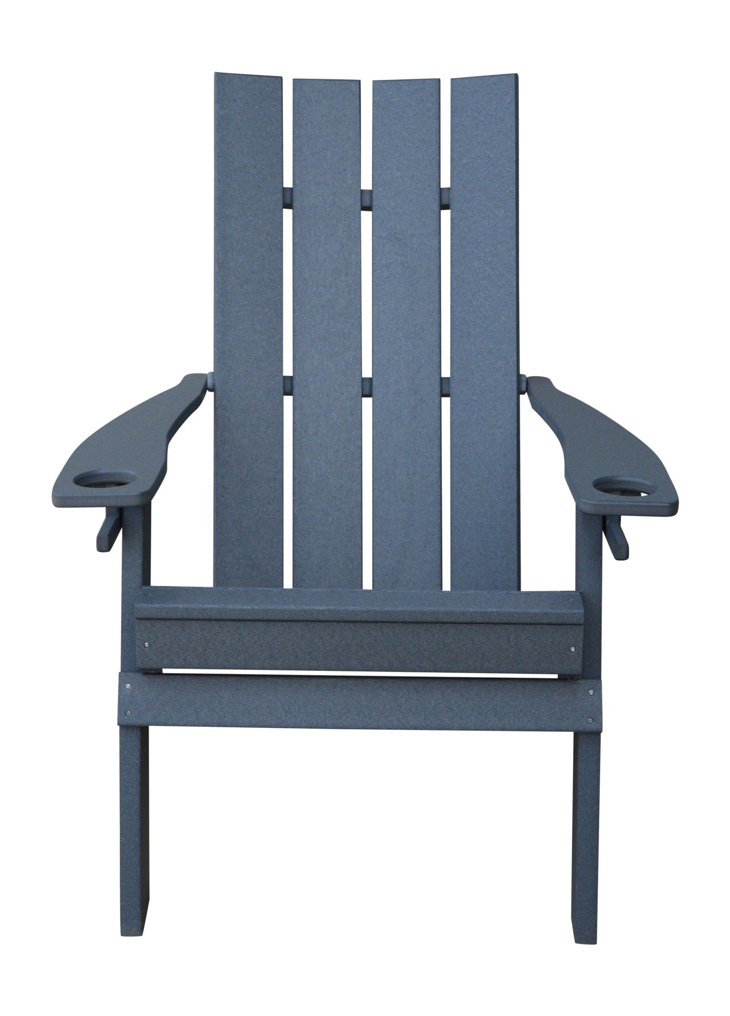 A&L Furniture Co. Amish Made Poly Hampton Folding Adirondack Chair w/2 cupholders - LEAD TIME TO SHIP 10 BUSINESS DAYS