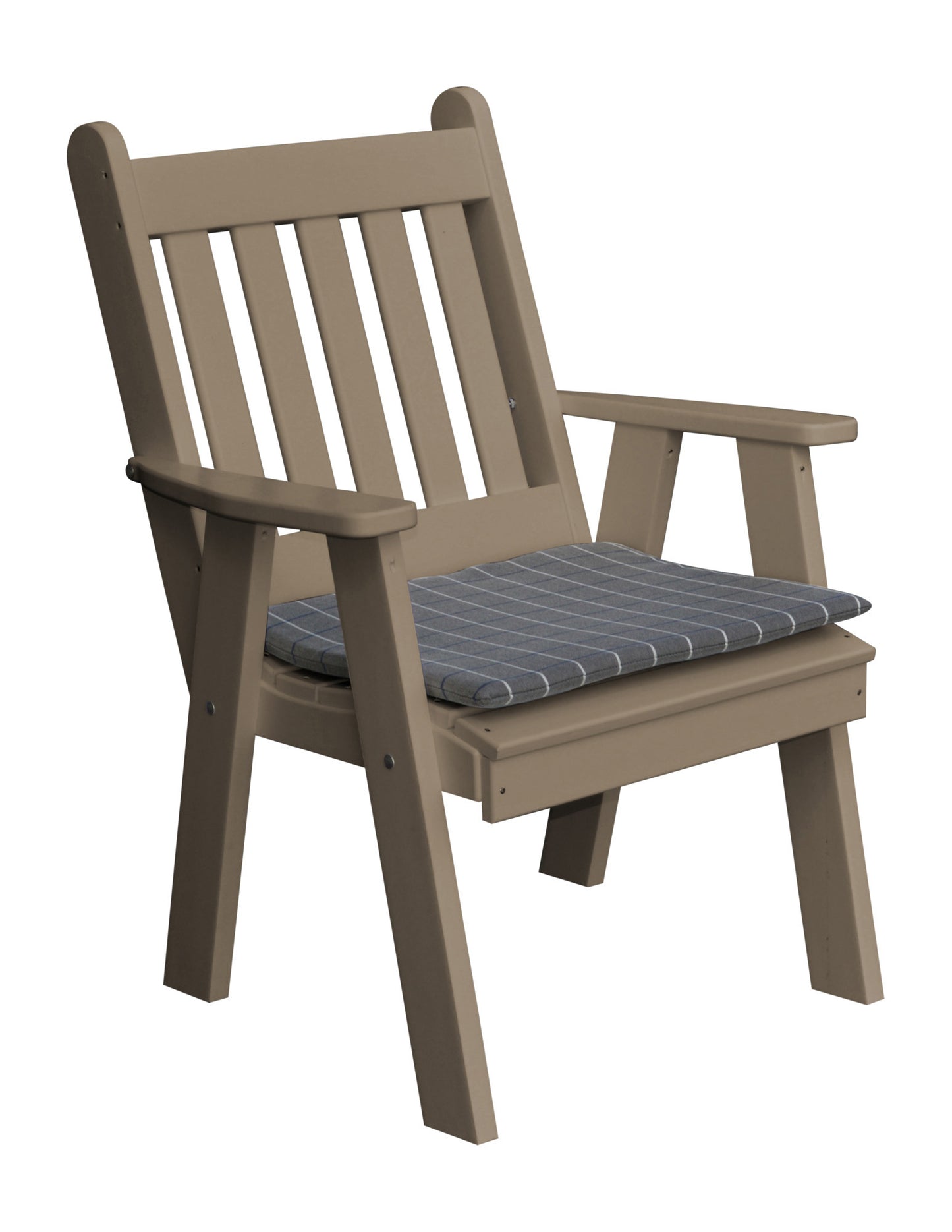 A&L Furniture Company Recycled Plastic Traditional English Deck Chair - LEAD TIME TO SHIP 10 BUSINESS DAYS