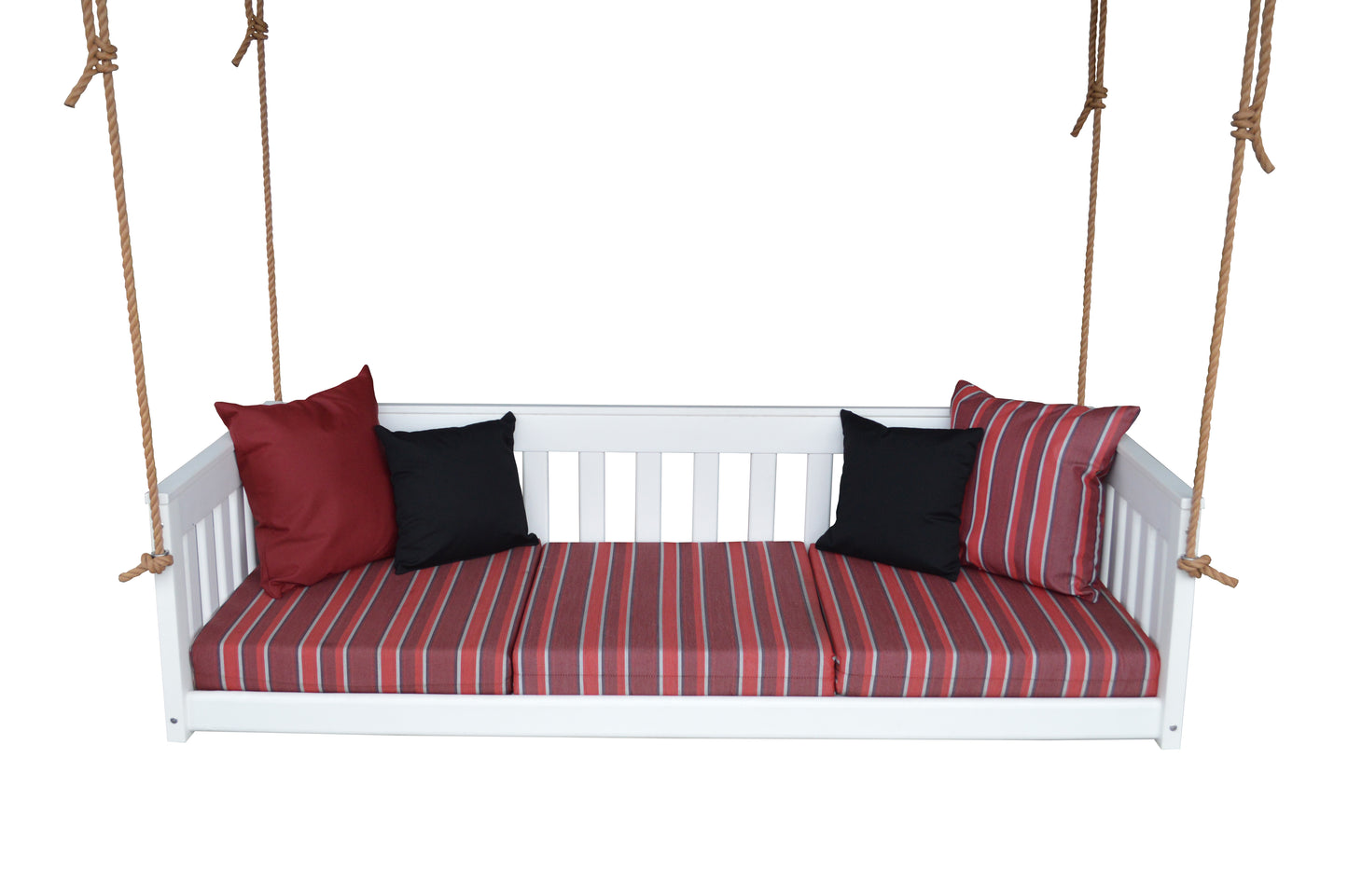 A&L Furniture Recycled Plastic 75" Deep Seating Mission Sofa Swing w Rope - LEAD TIME TO SHIP 10 BUSINESS DAYS Regular price
