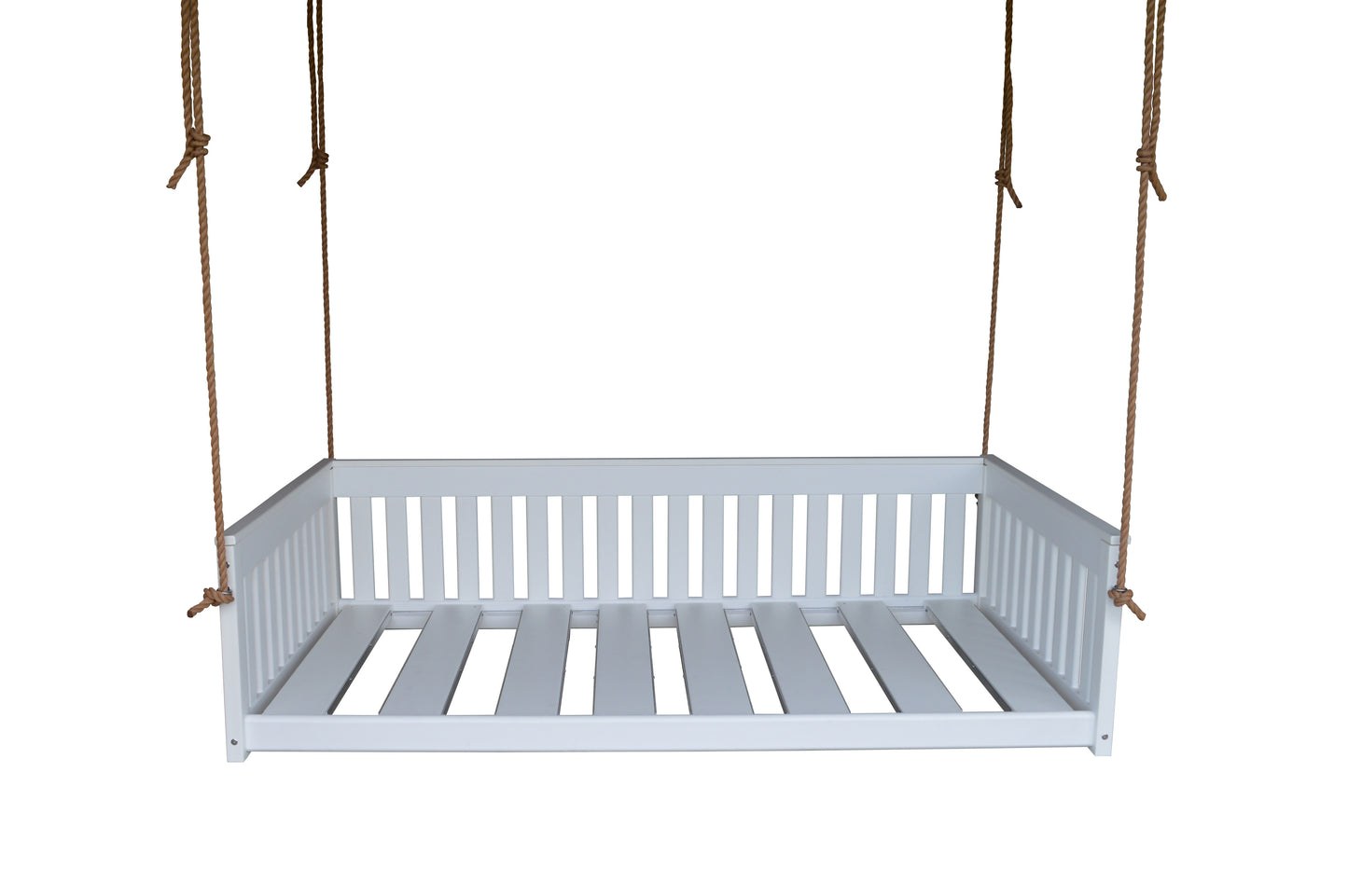 Bryton Park Poly Furniture Amish Made Recycled Plastic Twin Mission Hanging Daybed w Rope - LEAD TIME TO SHIP 10 BUSINESS DAYS