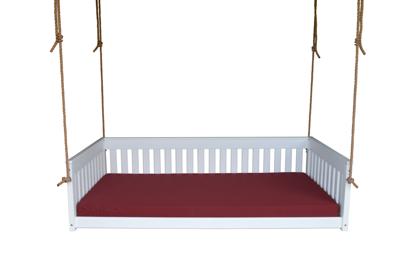 Bryton Park Poly Furniture Amish Made Recycled Plastic Twin Mission Hanging Daybed w Rope - LEAD TIME TO SHIP 10 BUSINESS DAYS