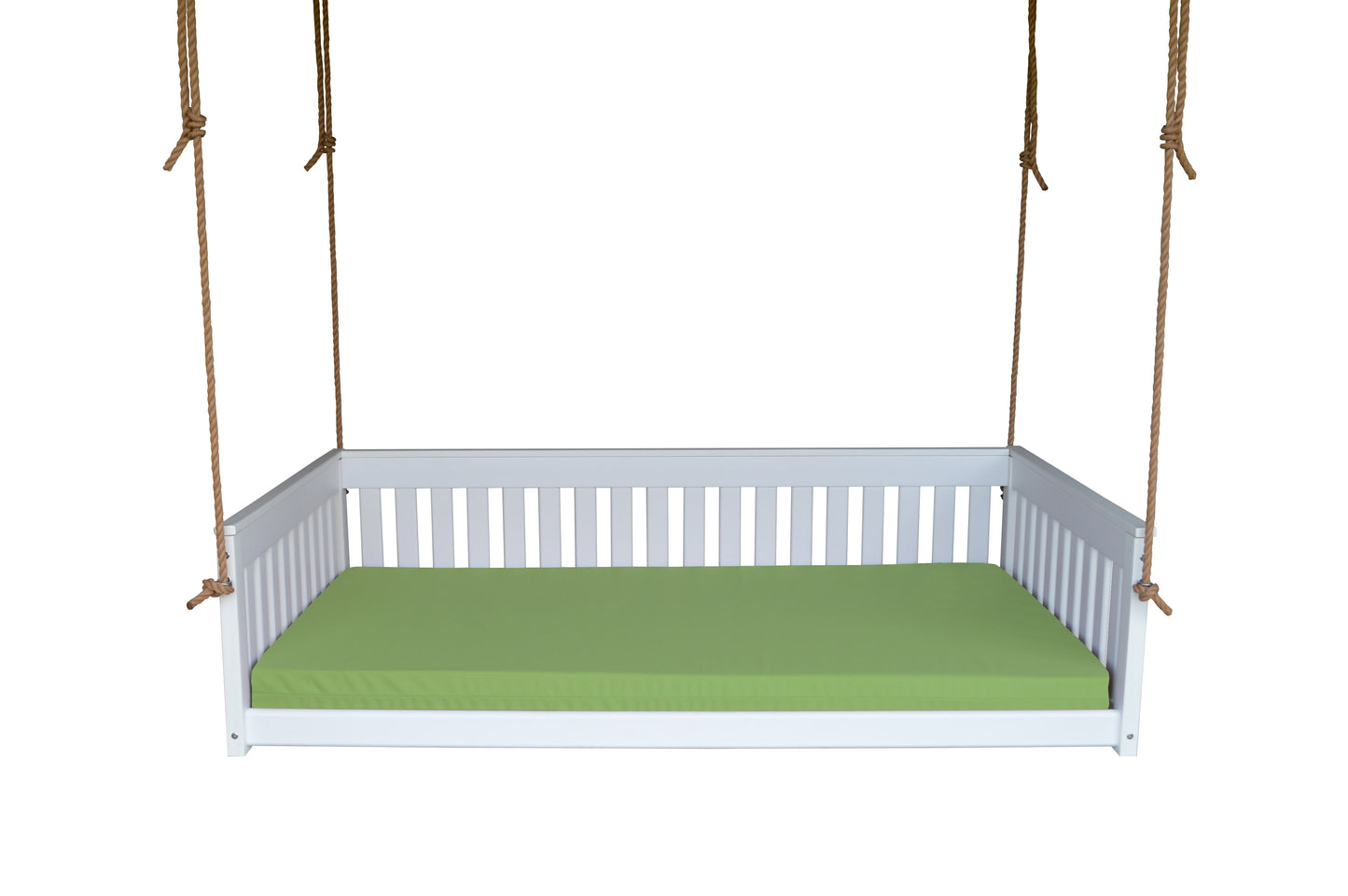 Bryton Park Poly Furniture Amish Made Recycled Plastic Twin Mission Hanging Daybed w Rope - LEAD TIME TO SHIP 10 BUSINESS DAYS