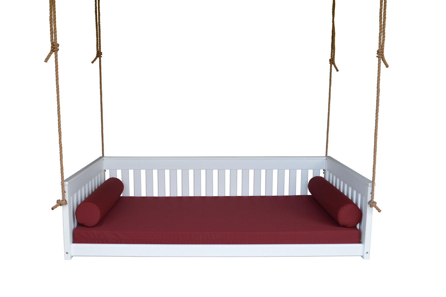 Bryton Park Poly Furniture Amish Made Recycled Plastic Twin Mission Hanging Daybed w Rope - LEAD TIME TO SHIP 10 BUSINESS DAYS