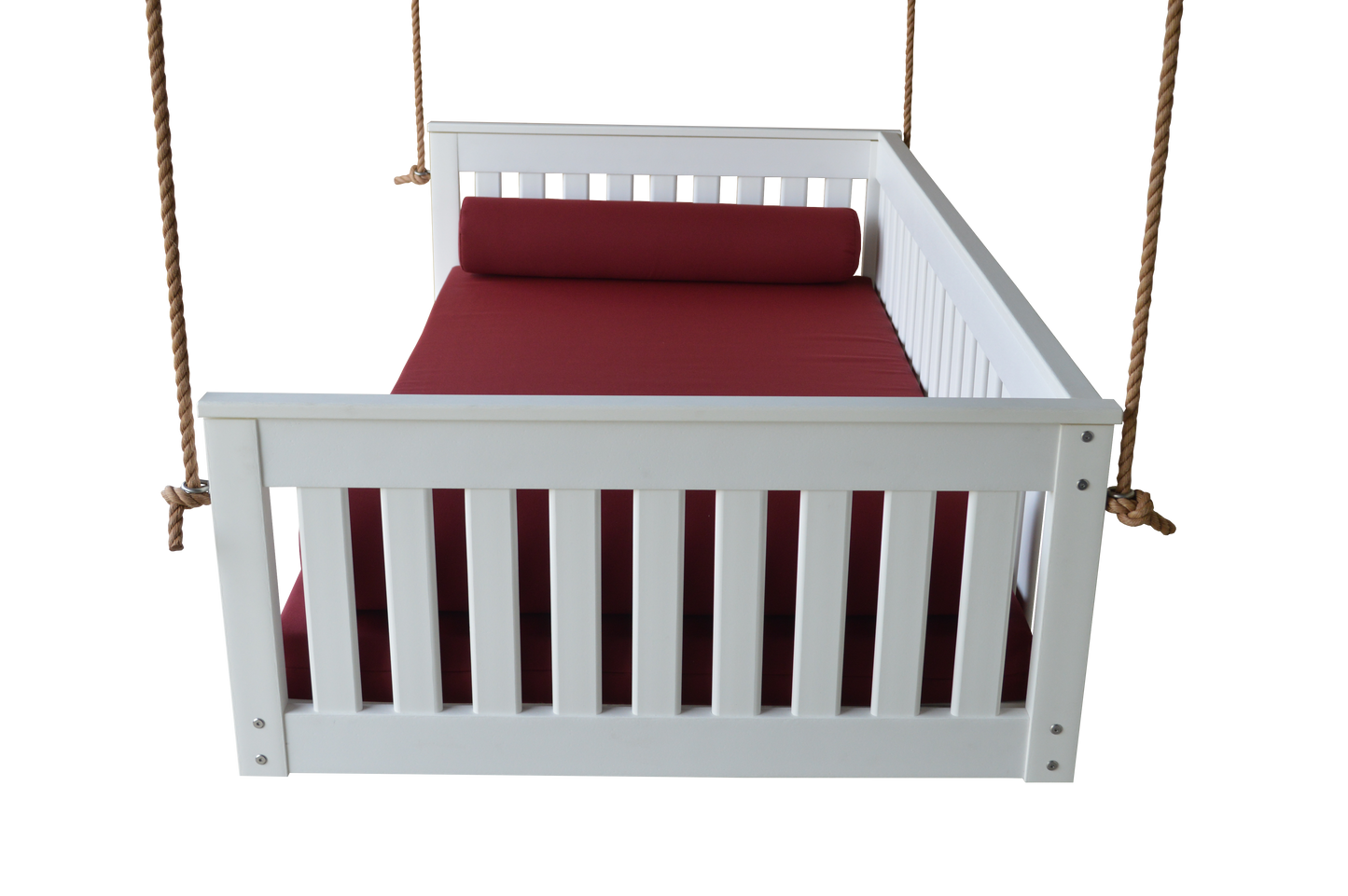 Bryton Park Poly Furniture Amish Made Recycled Plastic Twin Mission Hanging Daybed w Rope - LEAD TIME TO SHIP 10 BUSINESS DAYS