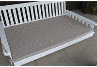 A & L Furniture Co. 75" Swing Bed Cushion (4" Thick)  - Ships FREE in 5-7 Business days - Rocking Furniture