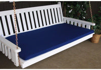 A & L Furniture Co. 5' Swing Bed Cushion (2" Thick)  - Ships FREE in 5-7 Business days - Rocking Furniture