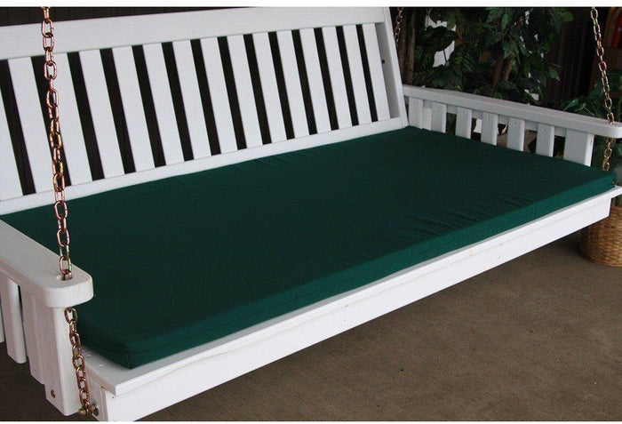 A & L Furniture Co. 75" Swing Bed Cushion (4" Thick)  - Ships FREE in 5-7 Business days - Rocking Furniture