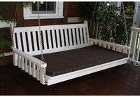 A & L Furniture Co. 75" Swing Bed Cushion (4" Thick)  - Ships FREE in 5-7 Business days - Rocking Furniture