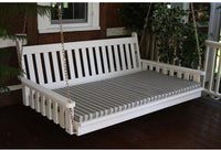 A & L Furniture Co. 6' Swing Bed Cushion (4" Thick)  - Ships FREE in 5-7 Business days - Rocking Furniture