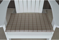 A & L Furniture Sundown Agora 22"L 17"W 1"T Rocking Chair Seat Cushion  - Ships FREE in 5-7 Business days - Rocking Furniture