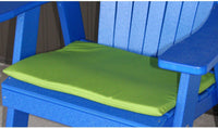 A & L Furniture Sundown Agora 22"L 17"W 1"T Rocking Chair Seat Cushion  - Ships FREE in 5-7 Business days - Rocking Furniture