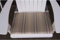 A & L Furniture Sundown Agora 22"L 17"W 1"T Rocking Chair Seat Cushion  - Ships FREE in 5-7 Business days - Rocking Furniture
