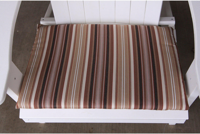 A & L Furniture Sundown Agora 22"L 17"W 1"T Rocking Chair Seat Cushion  - Ships FREE in 5-7 Business days - Rocking Furniture