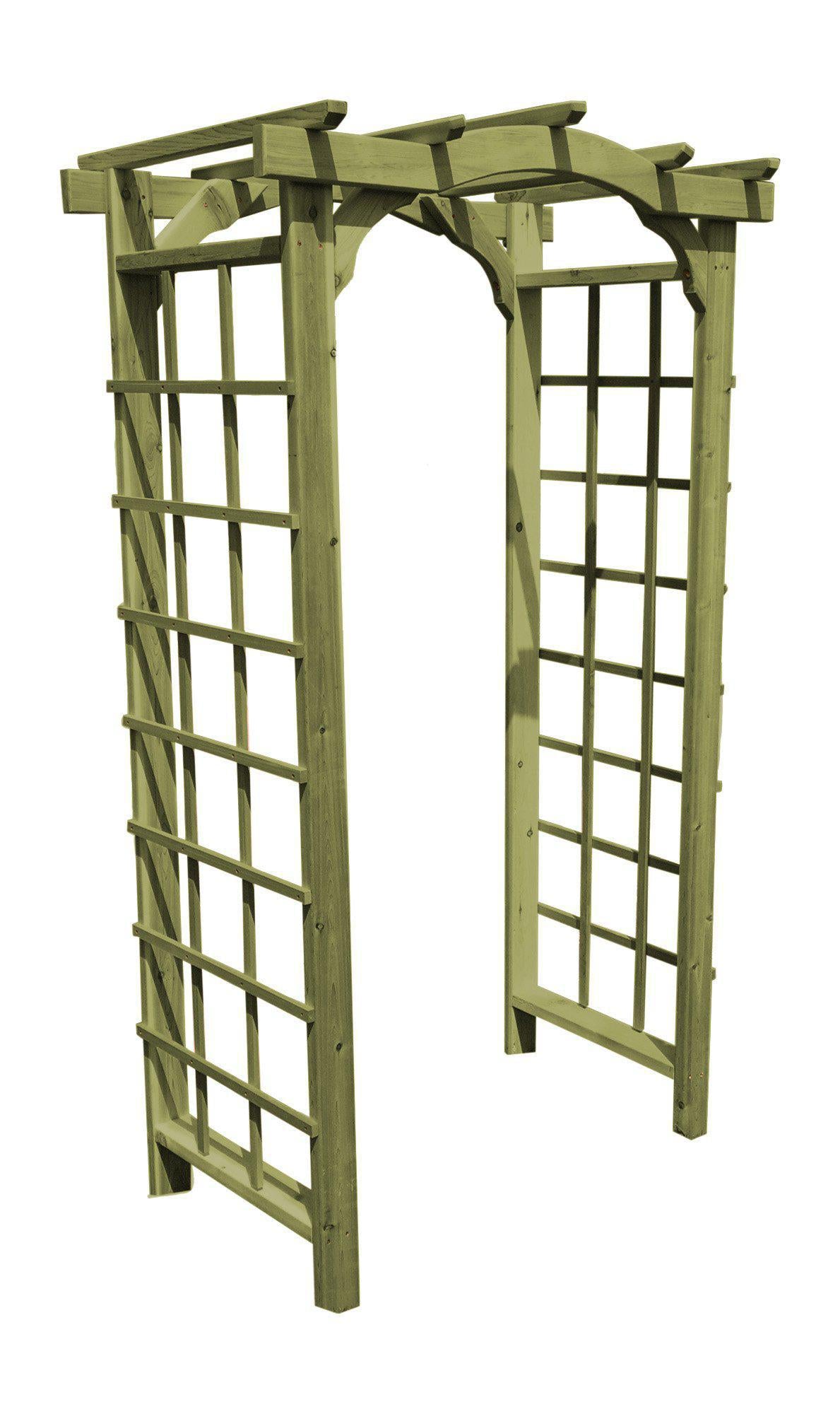 A&L Furniture Co. Western Red Cedar 4' Madison Arbor - LEAD TIME TO SHIP 4 WEEKS OR LESS