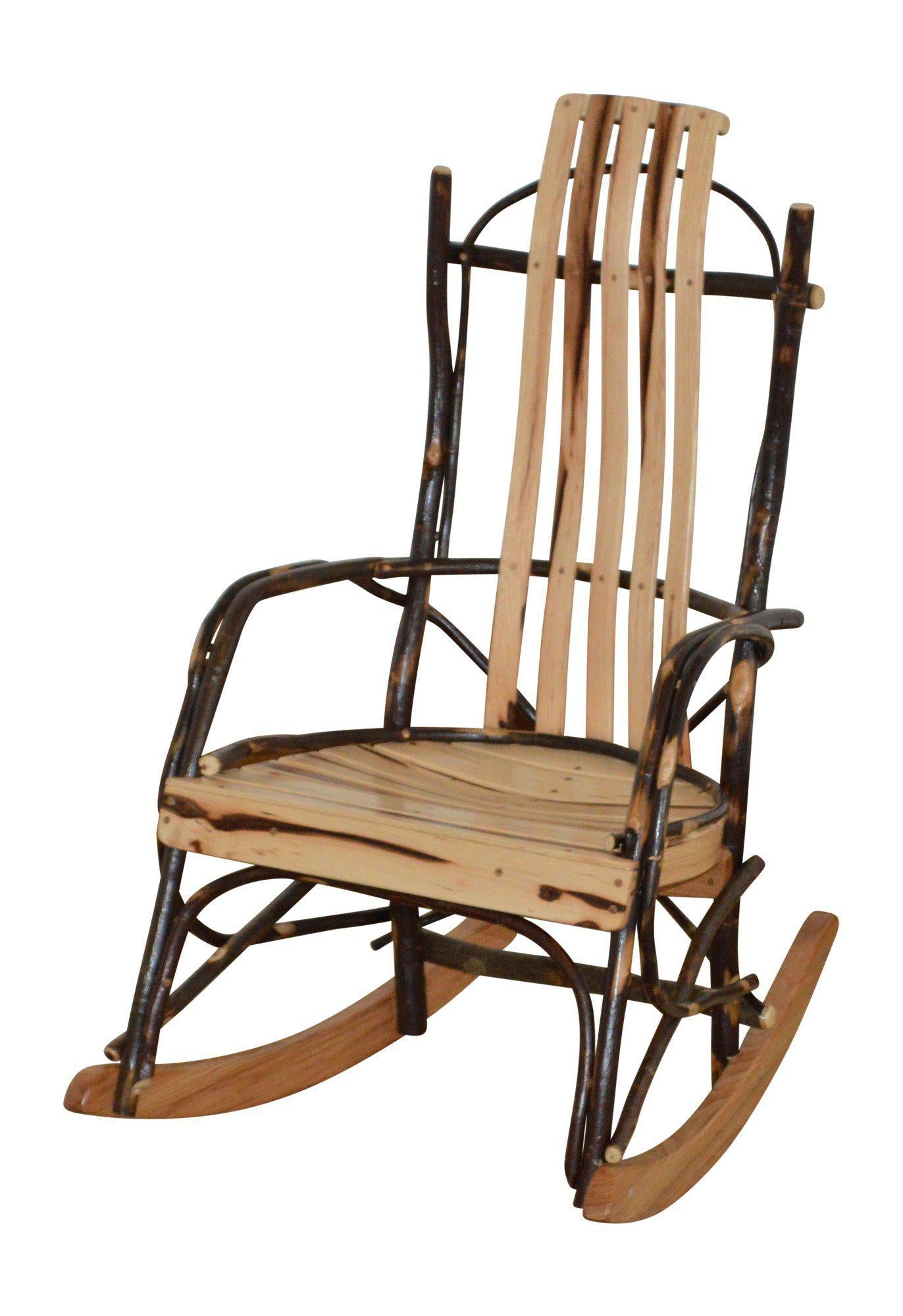 A&L Furniture Co. Amish Bentwood Hickory Child's Rocker - LEAD TIME TO SHIP 4 WEEKS OR LESS