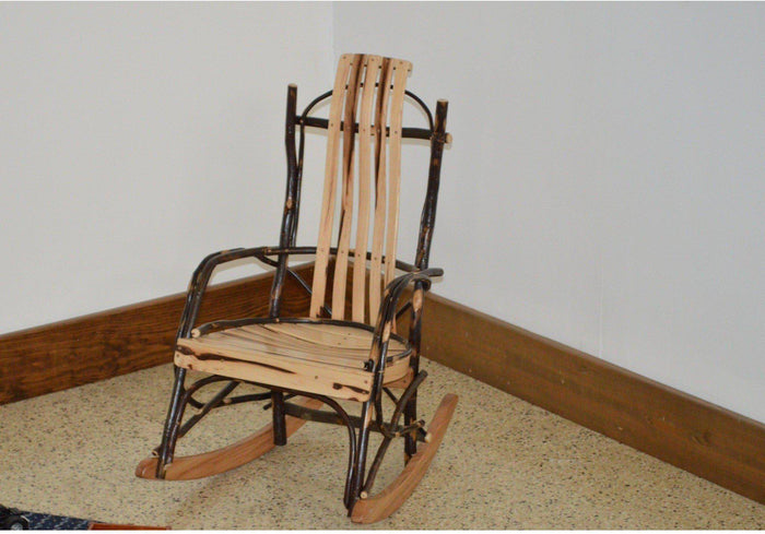 A & L Furniture Co. Amish Bentwood Hickory Child's Rocker  - Ships FREE in 5-7 Business days - Rocking Furniture