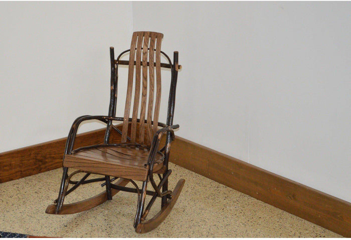 A & L Furniture Co. Amish Bentwood Hickory Child's Rocker  - Ships FREE in 5-7 Business days - Rocking Furniture