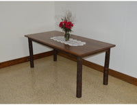 A & L Furniture Co. 6' Hickory Farm Table  - Ships FREE in 5-7 Business days - Rocking Furniture