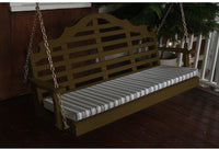 A & L Furniture Co. Yellow Pine 5' Marlboro Swing  - Ships FREE in 5-7 Business days - Rocking Furniture