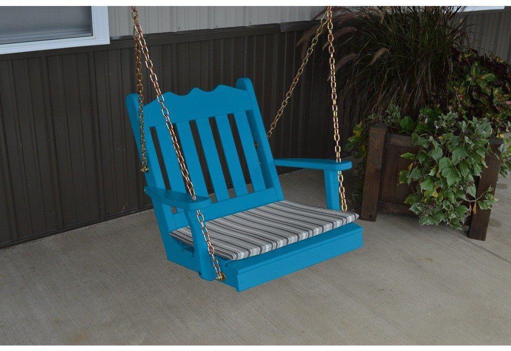 A & L Furniture Co. Yellow Pine 2' Royal English Chair Swing  - Ships FREE in 5-7 Business days - Rocking Furniture